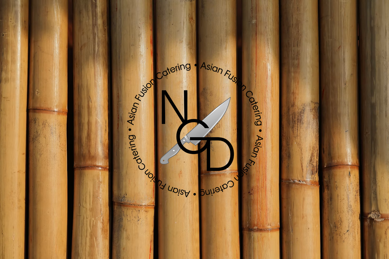 NGD logo over bamboo background